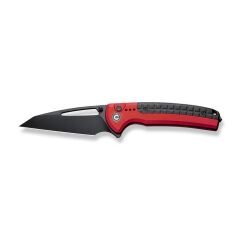 Civivi Sentinel Strike Flipper & Thumb Stud & Button Lock Knife Red Aluminum & FRN Handle Çakı